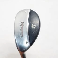 Taylormade Rescue Mid 19° 3 Hybrid Stiff Flex Stock Shaft 1014213 Left Hand Lh
