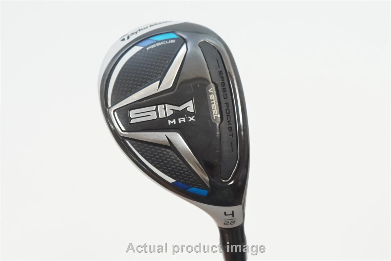 Taylormade Sim Max 22° 4 Hybrid Regular Flex Steelfiber I95 1017185 Excellent