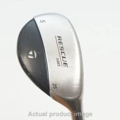 Taylormade Rescue Mid 25° 5 Hybrid Regular Flex Stock Shaft 1017243 Good