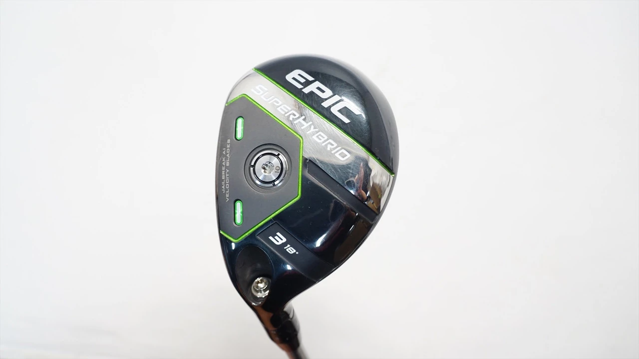 Callaway Epic Super Hybrid 18° 3 Hybrid Stiff Fc75 1018741 Mint Left Hand Lh